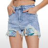 Custom Stretch Jean Shorts Destoryed Sexy Deinm Shorts