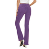 Custom Women Comfortable Cotton Spandex Purple Flared Denim Jeans 