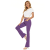 Custom Women Comfortable Cotton Spandex Purple Flared Denim Jeans 