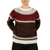 Custom Lightweight Nordic Jacquard Pullover Sweater Comfortable Knit for Women