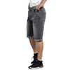 Custom Washed Vintage Grey Men's Denim Shorts for Summer 