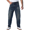 Custom Men’s Vintage Washed Loose Fit Straight Leg Jeans 