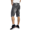 Custom Washed Vintage Grey Men's Denim Shorts for Summer 