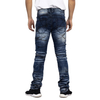 Custom Men’s Distressed Slim Fit Jeans Ripped Stretch Denim Pants for Streetwear Style